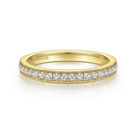 Gabriel - 14K Yellow Gold Matching Wedding Band