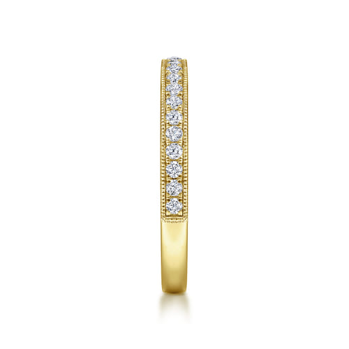 14K Yellow Gold Matching Wedding Band