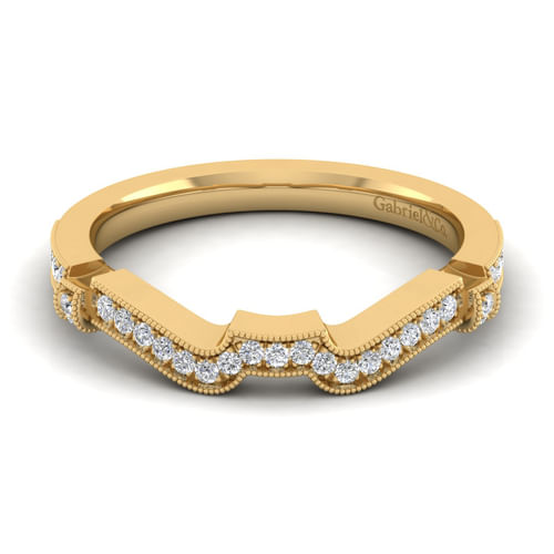 14K Yellow Gold Matching Wedding Band