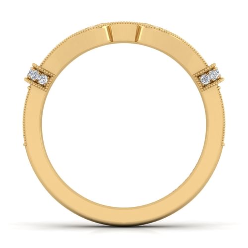 14K Yellow Gold Matching Wedding Band