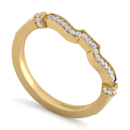 14K Yellow Gold Matching Wedding Band