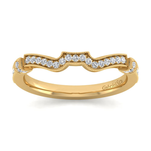 14K Yellow Gold Matching Wedding Band