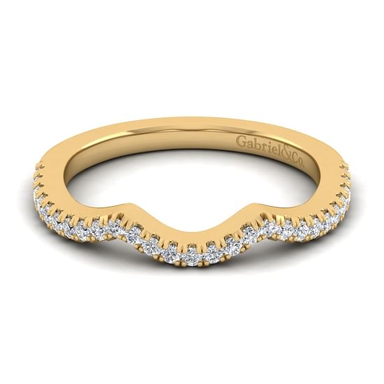 Gabriel - 14K Yellow Gold Matching Wedding Band