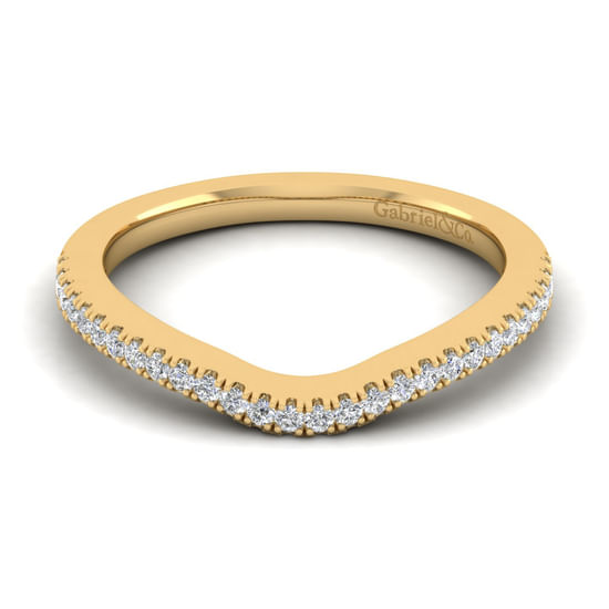 Gabriel - 14K Yellow Gold Matching Wedding Band