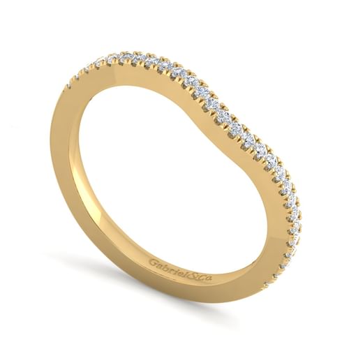 14K Yellow Gold Matching Wedding Band