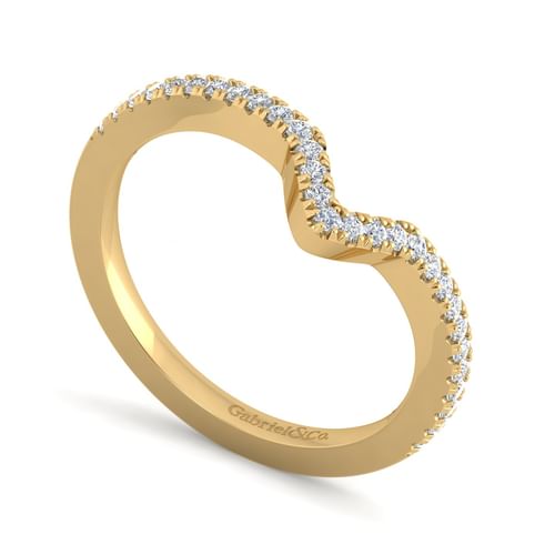 14K Yellow Gold Matching Wedding Band