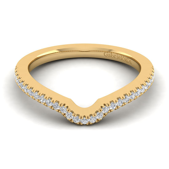 Gabriel - 14K Yellow Gold Matching Wedding Band