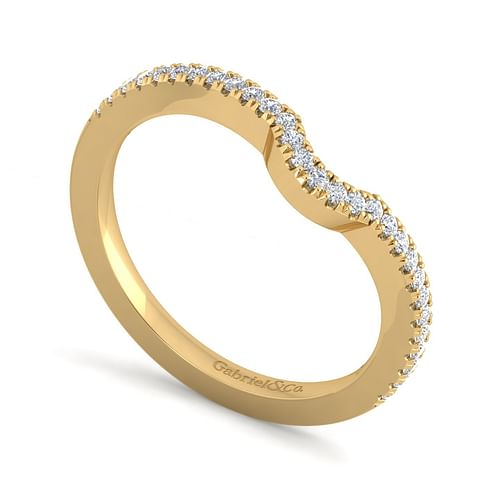 14K Yellow Gold Matching Wedding Band