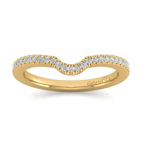 14K Yellow Gold Matching Wedding Band