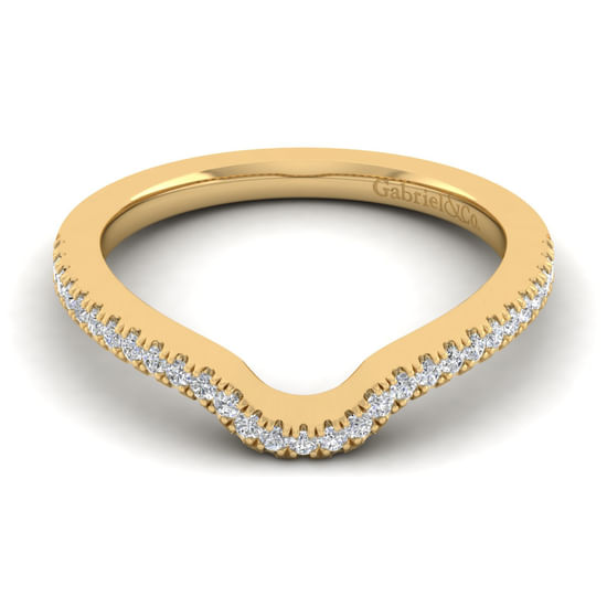 Gabriel - 14K Yellow Gold Matching Wedding Band