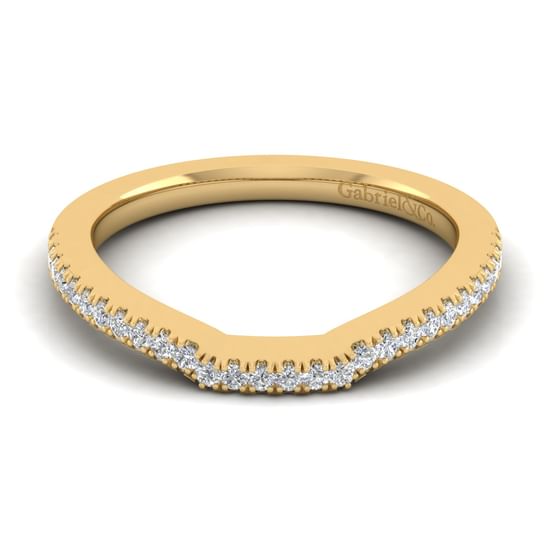 Gabriel - 14K Yellow Gold Matching Wedding Band