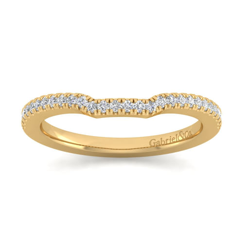 14K Yellow Gold Matching Wedding Band