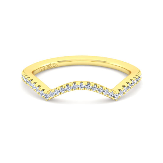 Gabriel - 14K Yellow Gold Matching Wedding Band
