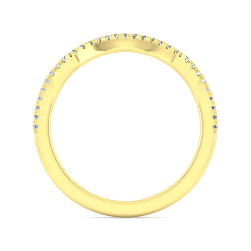 14K Yellow Gold Matching Wedding Band