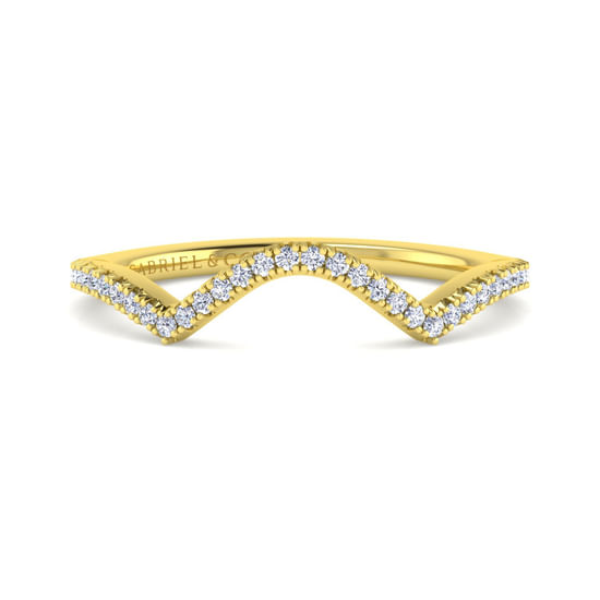 Gabriel - 14K Yellow Gold Matching Wedding Band
