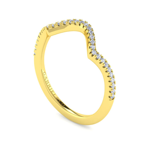 14K Yellow Gold Matching Wedding Band
