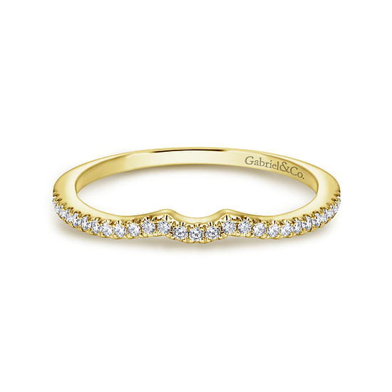 Gabriel - 14K Yellow Gold Matching Wedding Band