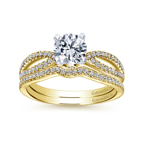 14K Yellow Gold Matching Wedding Band