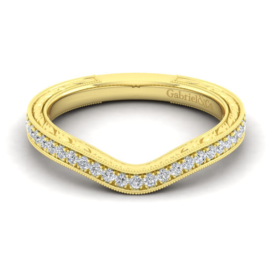 Gabriel - 14K Yellow Gold Matching Wedding Band