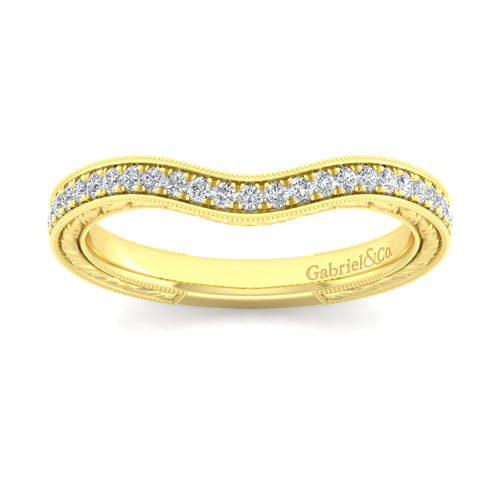 14K Yellow Gold Matching Wedding Band