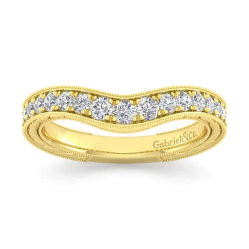 14K Yellow Gold Matching Wedding Band