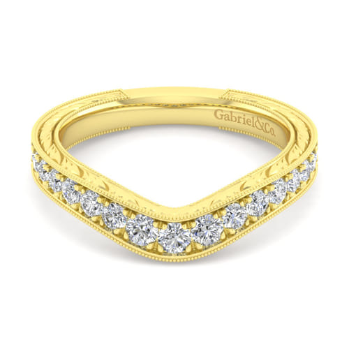 14K Yellow Gold Matching Wedding Band