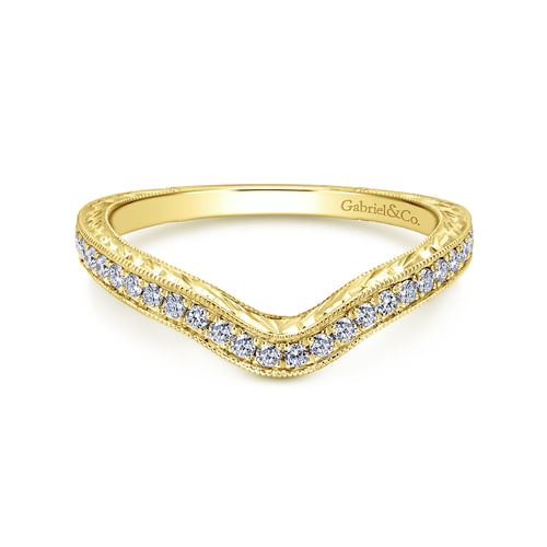 14K Yellow Gold Matching Wedding Band