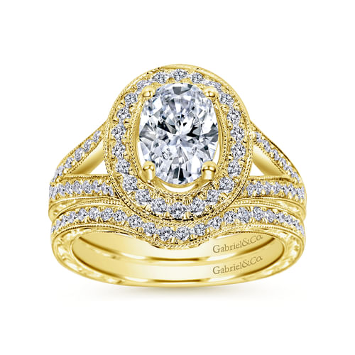 14K Yellow Gold Matching Wedding Band