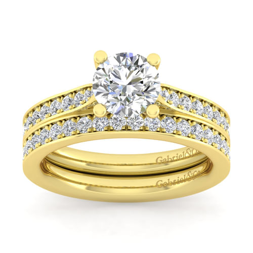 14K Yellow Gold Matching Wedding Band