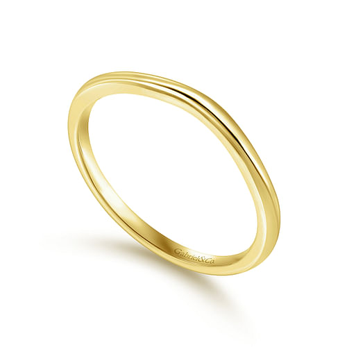 14K Yellow Gold Matching Wedding Band