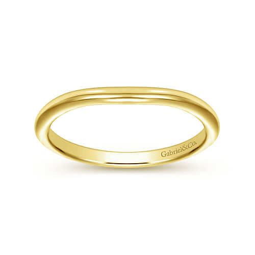 14K Yellow Gold Matching Wedding Band