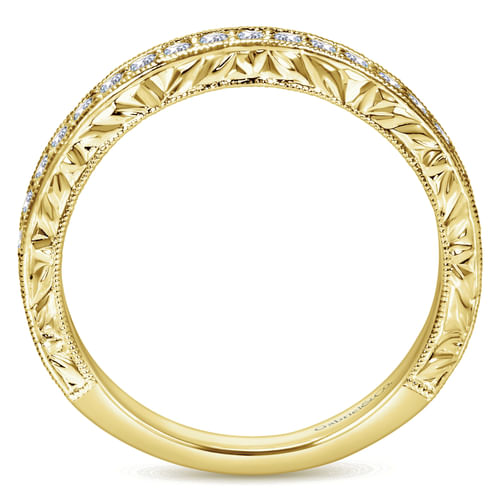 14K Yellow Gold Matching Wedding Band