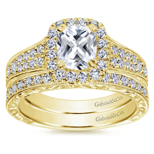 14K Yellow Gold Matching Wedding Band