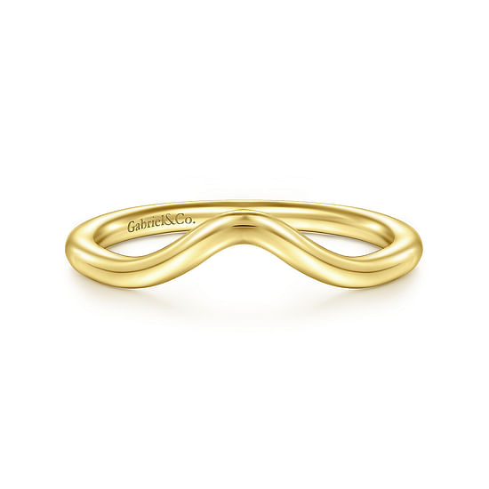 Gabriel - 14K Yellow Gold Matching Wedding Band