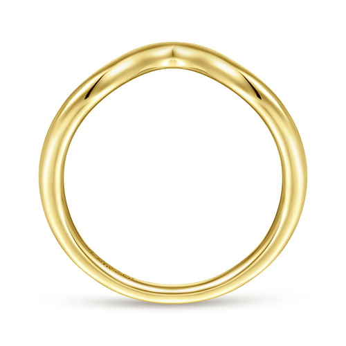 14K Yellow Gold Matching Wedding Band