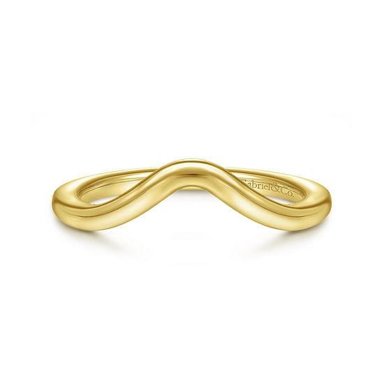 Gabriel - 14K Yellow Gold Matching Wedding Band