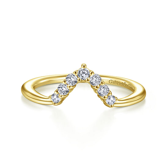 Gabriel - 14K Yellow Gold Matching Wedding Band