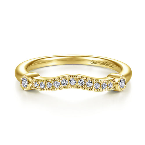 14K Yellow Gold Matching Wedding Band