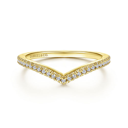 14K Yellow Gold Matching Wedding Band