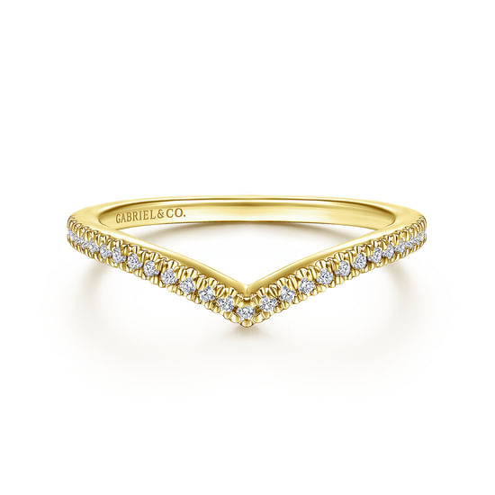 Gabriel - 14K Yellow Gold Matching Wedding Band