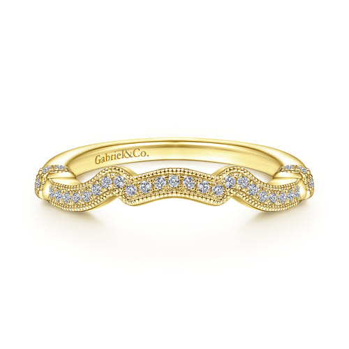 14K Yellow Gold Matching Wedding Band