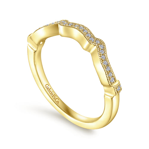 14K Yellow Gold Matching Wedding Band