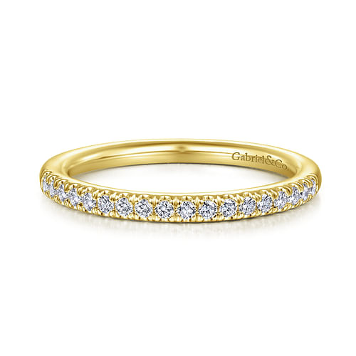 14K Yellow Gold Matching Wedding Band