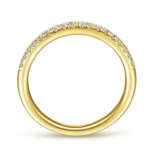 14K Yellow Gold Matching Wedding Band