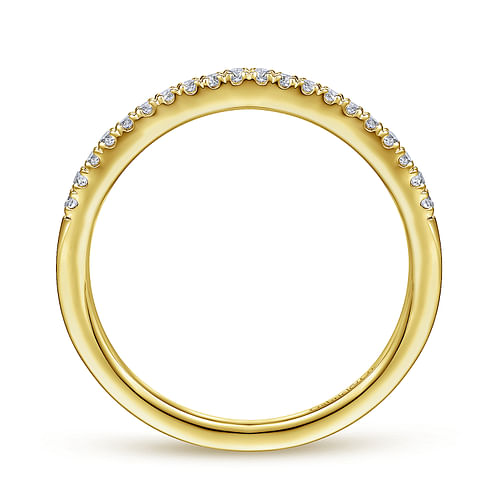 14K Yellow Gold Matching Wedding Band