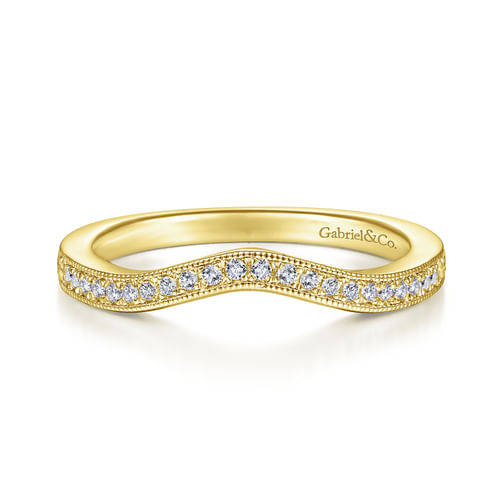 14K Yellow Gold Matching Wedding Band