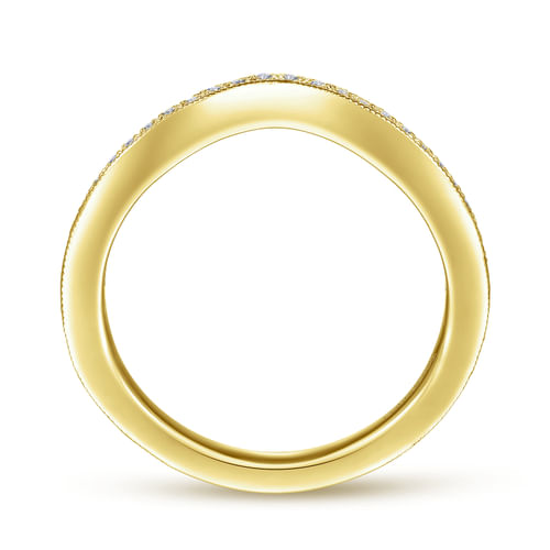 14K Yellow Gold Matching Wedding Band