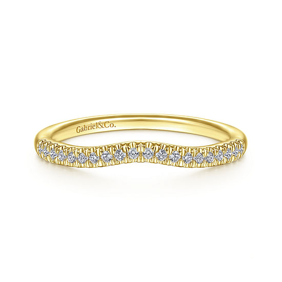 Gabriel - 14K Yellow Gold Matching Wedding Band