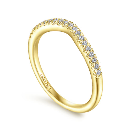 14K Yellow Gold Matching Wedding Band