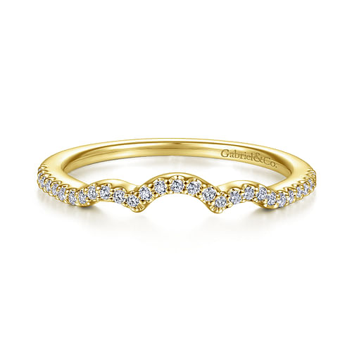 14K Yellow Gold Matching Wedding Band